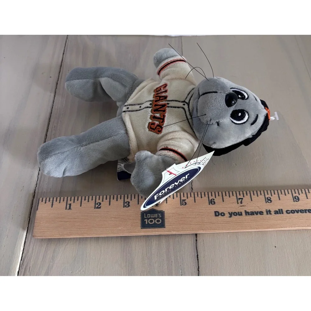 San Francisco Giants Lou Seal Plush MLB Forever Collectibles Bean Bag Mascot NEW